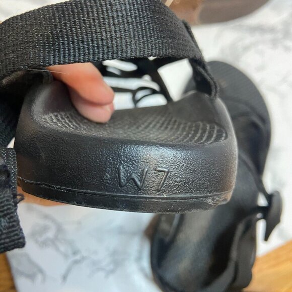 Chaco Women 7 ZX2 Classic Sandal Black Adjustable Straps Sport Outdoor Shoe Hike - Picture 6 of 7